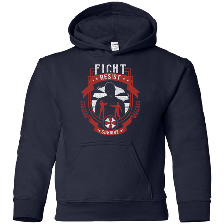 Sweatshirts Navy / YS Fight, Resist, Survive Youth Hoodie