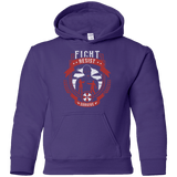 Sweatshirts Purple / YS Fight, Resist, Survive Youth Hoodie