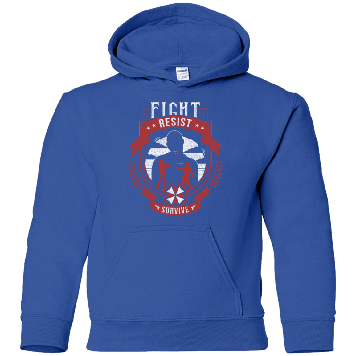 Sweatshirts Royal / YS Fight, Resist, Survive Youth Hoodie