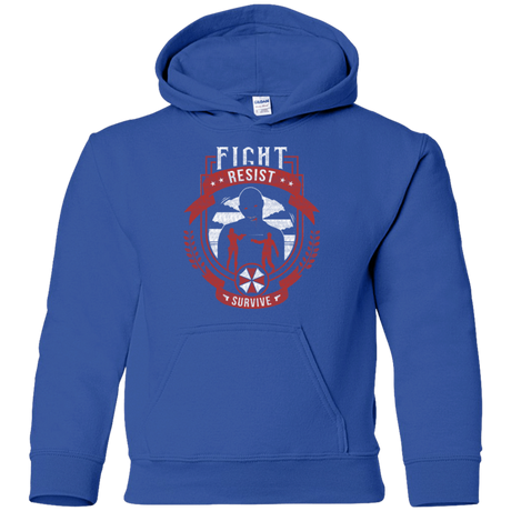 Sweatshirts Royal / YS Fight, Resist, Survive Youth Hoodie
