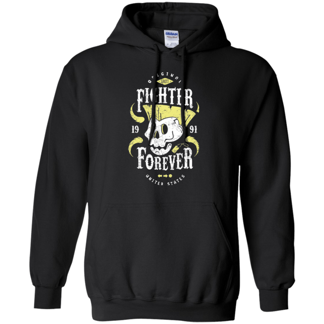 Sweatshirts Black / Small Fighter Forever Guile Pullover Hoodie