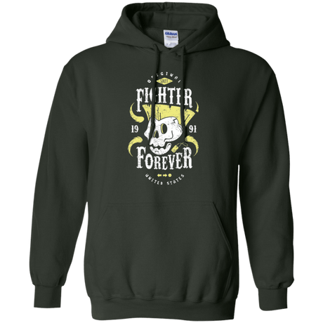 Sweatshirts Forest Green / Small Fighter Forever Guile Pullover Hoodie