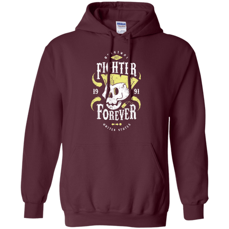 Sweatshirts Maroon / Small Fighter Forever Guile Pullover Hoodie