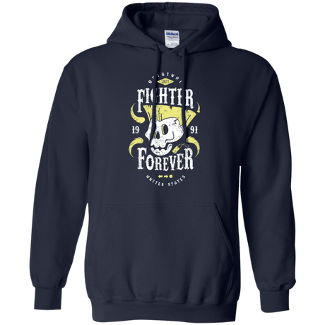 Sweatshirts Navy / Small Fighter Forever Guile Pullover Hoodie