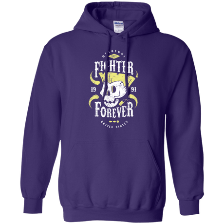 Sweatshirts Purple / Small Fighter Forever Guile Pullover Hoodie