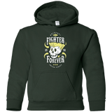Sweatshirts Forest Green / YS Fighter Forever Guile Youth Hoodie