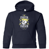 Sweatshirts Navy / YS Fighter Forever Guile Youth Hoodie