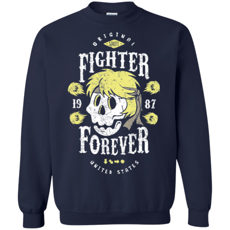 Sweatshirts Navy / Small Fighter Forever Ken Crewneck Sweatshirt