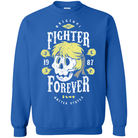Sweatshirts Royal / Small Fighter Forever Ken Crewneck Sweatshirt