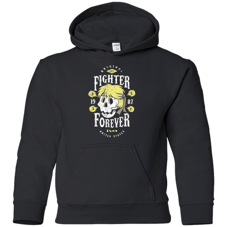 Sweatshirts Black / YS Fighter Forever Ken Youth Hoodie