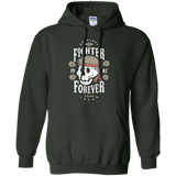Sweatshirts Forest Green / Small Fighter Forever Ryu Pullover Hoodie