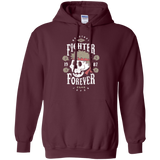 Sweatshirts Maroon / Small Fighter Forever Ryu Pullover Hoodie