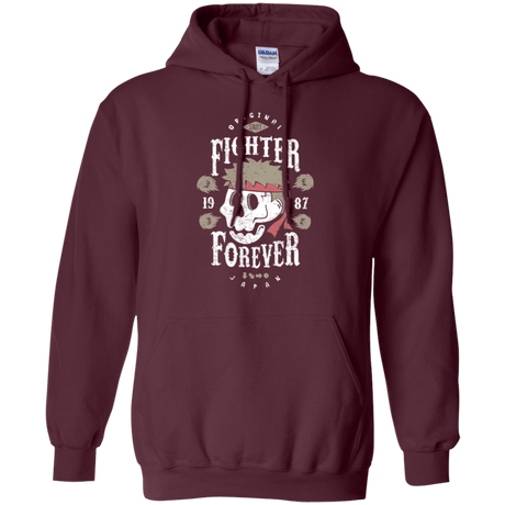 Sweatshirts Maroon / Small Fighter Forever Ryu Pullover Hoodie