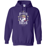 Sweatshirts Purple / Small Fighter Forever Ryu Pullover Hoodie