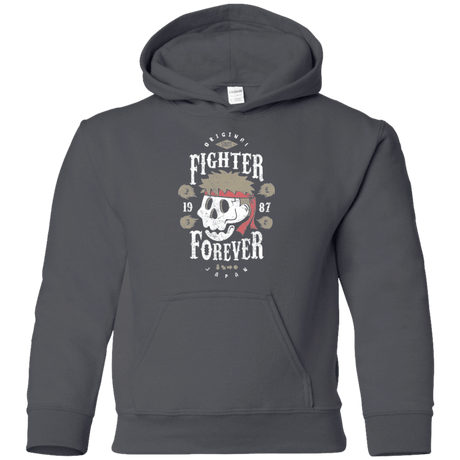Sweatshirts Charcoal / YS Fighter Forever Ryu Youth Hoodie