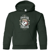 Sweatshirts Forest Green / YS Fighter Forever Ryu Youth Hoodie