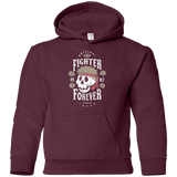 Sweatshirts Maroon / YS Fighter Forever Ryu Youth Hoodie
