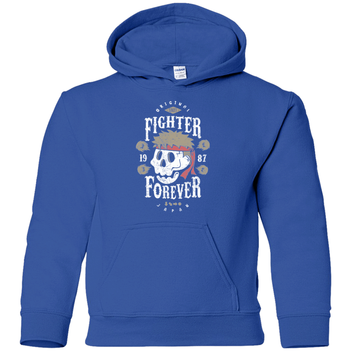 Sweatshirts Royal / YS Fighter Forever Ryu Youth Hoodie