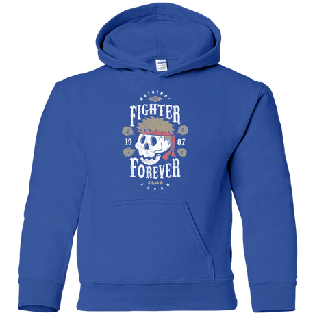 Sweatshirts Royal / YS Fighter Forever Ryu Youth Hoodie