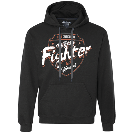 Sweatshirts Black / S Fighter Premium Fleece Hoodie