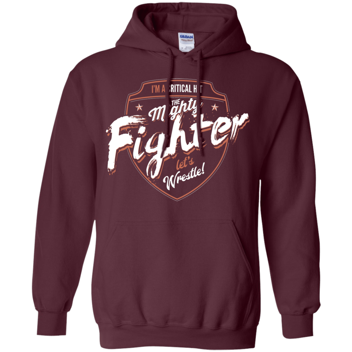 Sweatshirts Maroon / S Fighter Pullover Hoodie