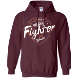 Sweatshirts Maroon / S Fighter Pullover Hoodie
