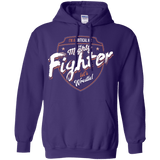 Sweatshirts Purple / S Fighter Pullover Hoodie