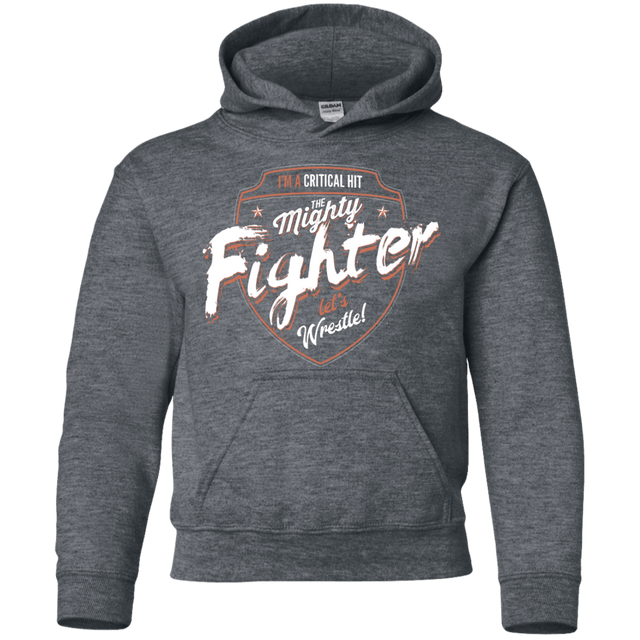 Sweatshirts Dark Heather / YS Fighter Youth Hoodie