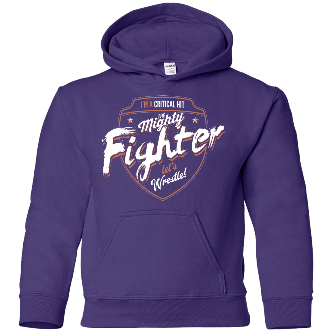 Sweatshirts Purple / YS Fighter Youth Hoodie