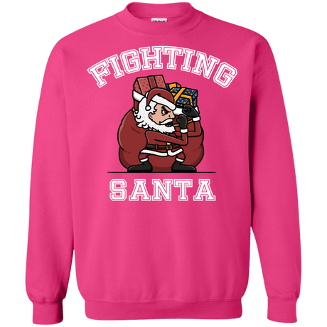 Sweatshirts Heliconia / S Fighting Santa Crewneck Sweatshirt