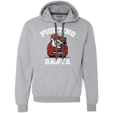 Sweatshirts Sport Grey / S Fighting Santa Premium Fleece Hoodie