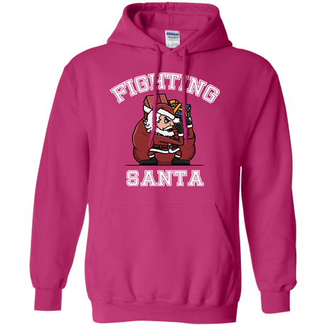 Sweatshirts Heliconia / S Fighting Santa Pullover Hoodie
