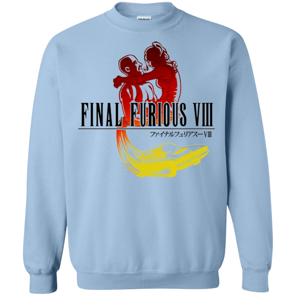 Sweatshirts Light Blue / Small Final Furious 8 Crewneck Sweatshirt