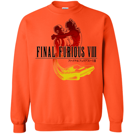 Sweatshirts Orange / Small Final Furious 8 Crewneck Sweatshirt
