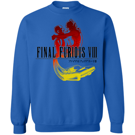 Sweatshirts Royal / Small Final Furious 8 Crewneck Sweatshirt