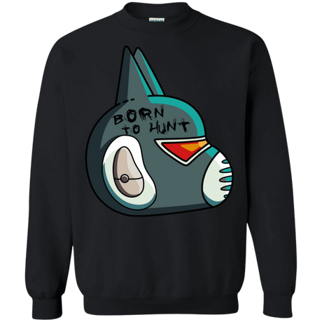 Sweatshirts Black / S Final Space Avocato Born To Hunt Crewneck Sweatshirt