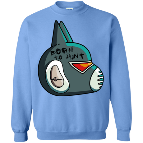 Sweatshirts Carolina Blue / S Final Space Avocato Born To Hunt Crewneck Sweatshirt