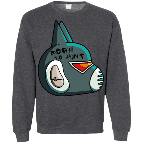 Sweatshirts Dark Heather / S Final Space Avocato Born To Hunt Crewneck Sweatshirt