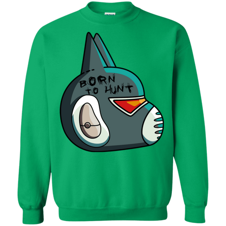 Sweatshirts Irish Green / S Final Space Avocato Born To Hunt Crewneck Sweatshirt