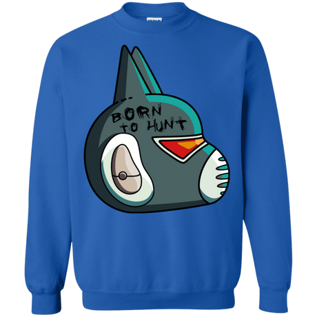 Sweatshirts Royal / S Final Space Avocato Born To Hunt Crewneck Sweatshirt