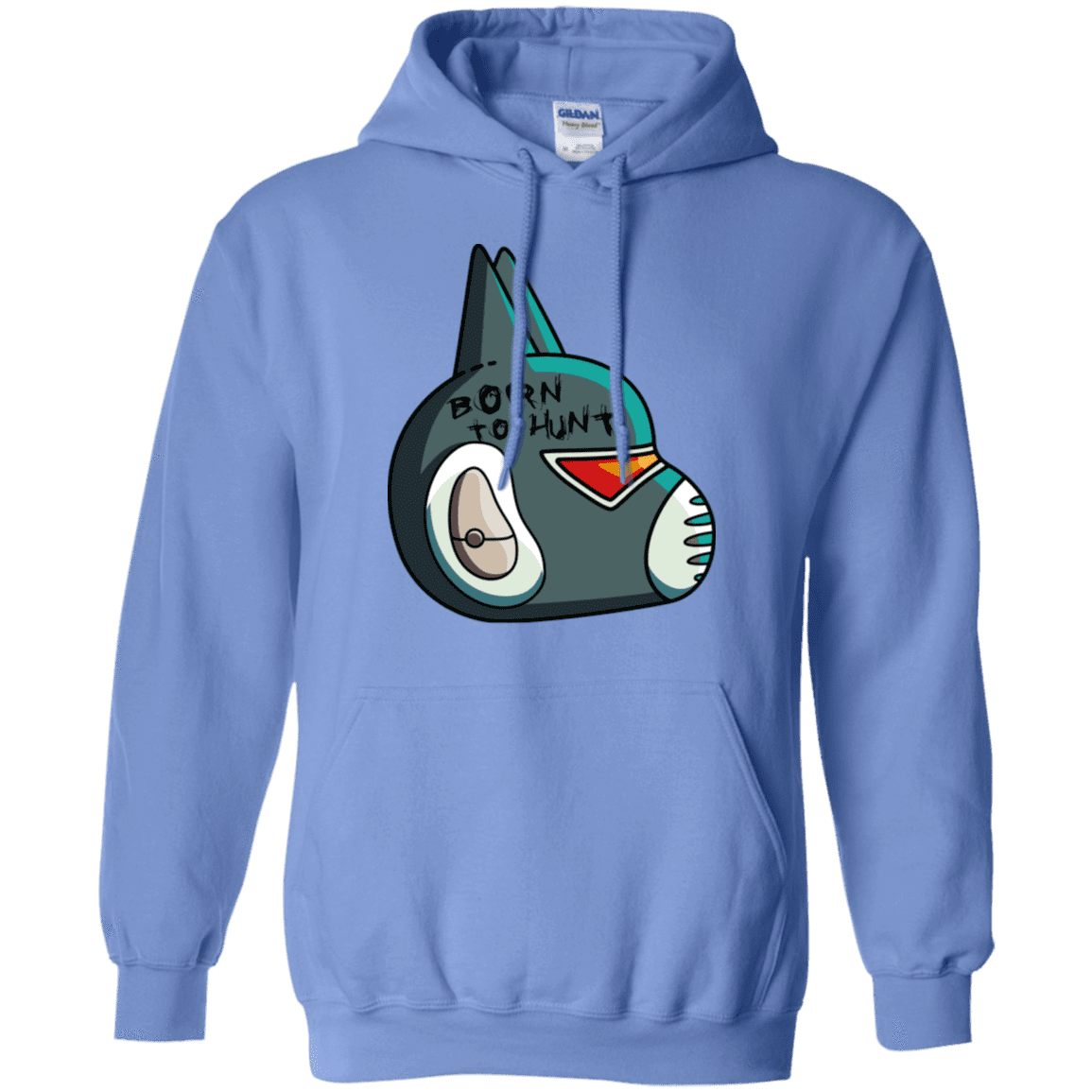 Sweatshirts Carolina Blue / S Final Space Avocato Born To Hunt Pullover Hoodie