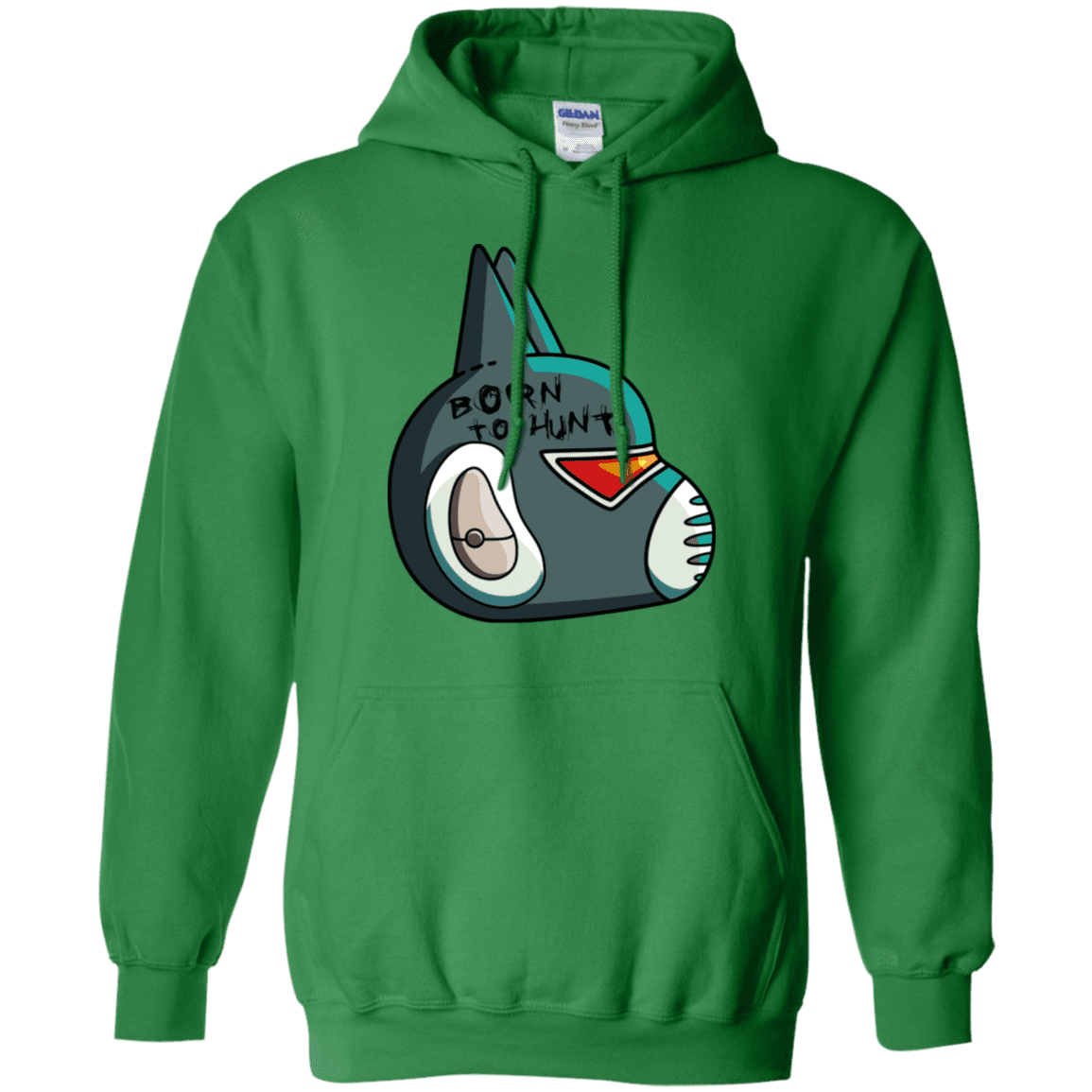 Sweatshirts Irish Green / S Final Space Avocato Born To Hunt Pullover Hoodie