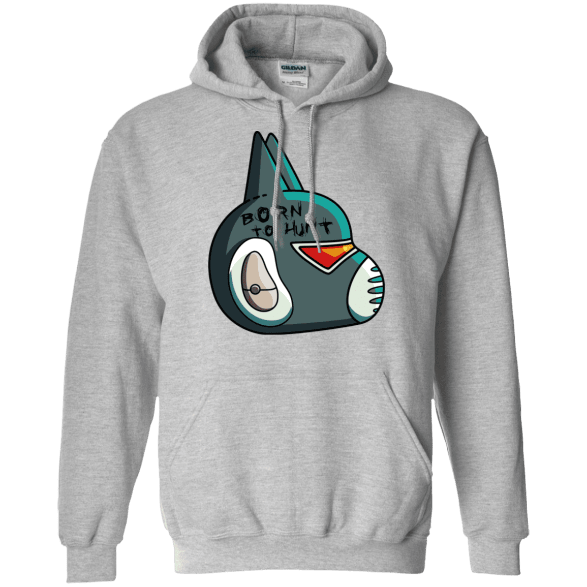 Sweatshirts Sport Grey / S Final Space Avocato Born To Hunt Pullover Hoodie