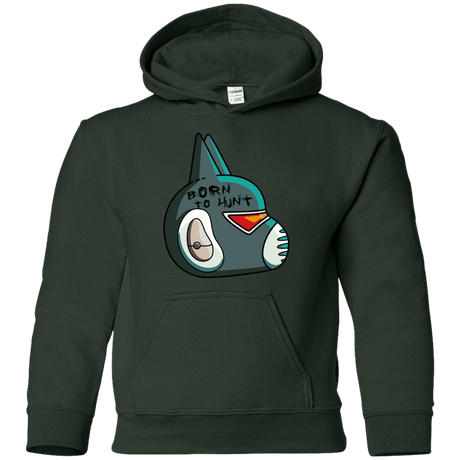 Sweatshirts Forest Green / YS Final Space Avocato Born To Hunt Youth Hoodie