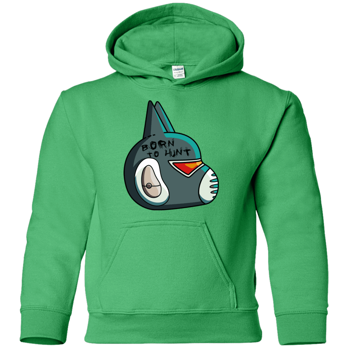 Sweatshirts Irish Green / YS Final Space Avocato Born To Hunt Youth Hoodie