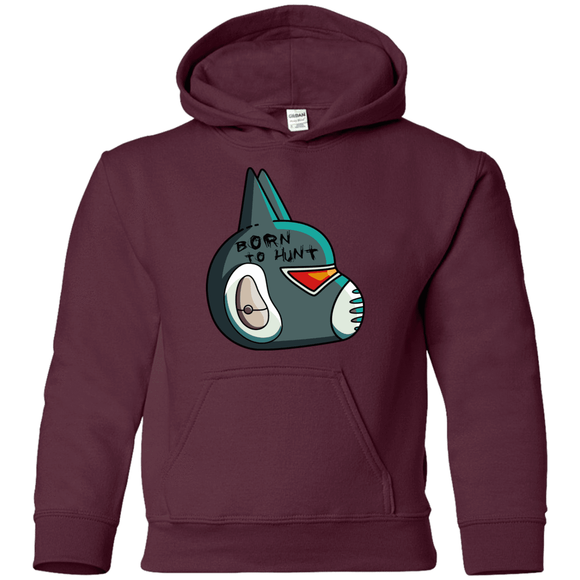 Sweatshirts Maroon / YS Final Space Avocato Born To Hunt Youth Hoodie