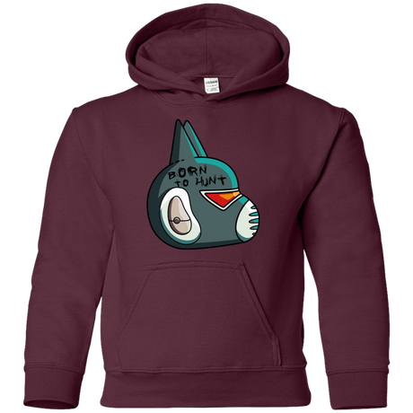 Sweatshirts Maroon / YS Final Space Avocato Born To Hunt Youth Hoodie