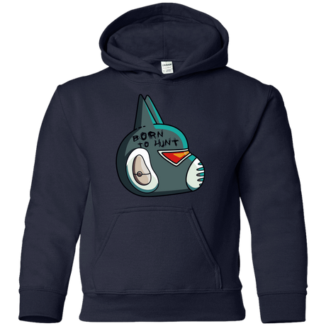 Sweatshirts Navy / YS Final Space Avocato Born To Hunt Youth Hoodie