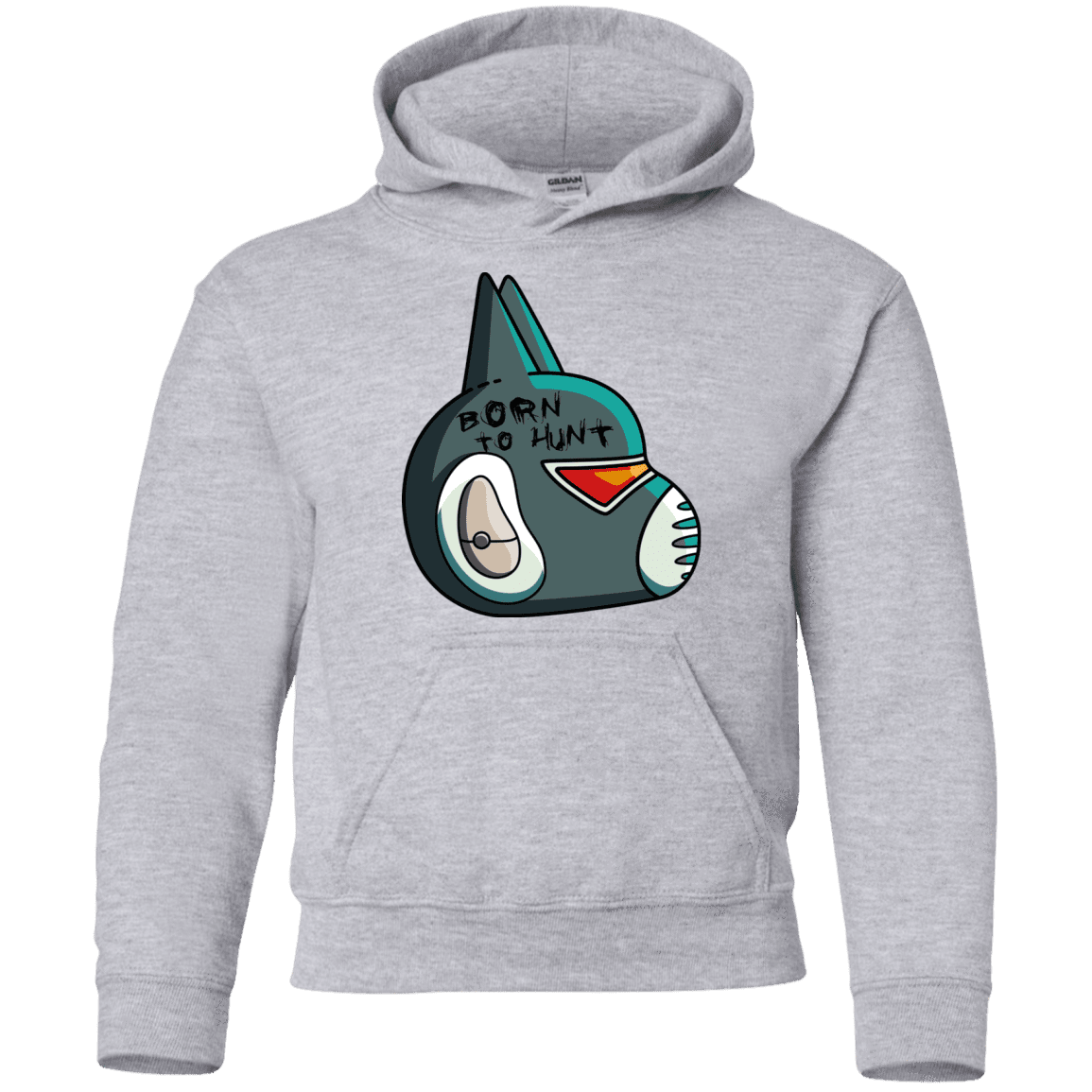 Sweatshirts Sport Grey / YS Final Space Avocato Born To Hunt Youth Hoodie