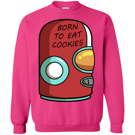 Sweatshirts Heliconia / S Final Space Gary Born To Eat Cookies Crewneck Sweatshirt